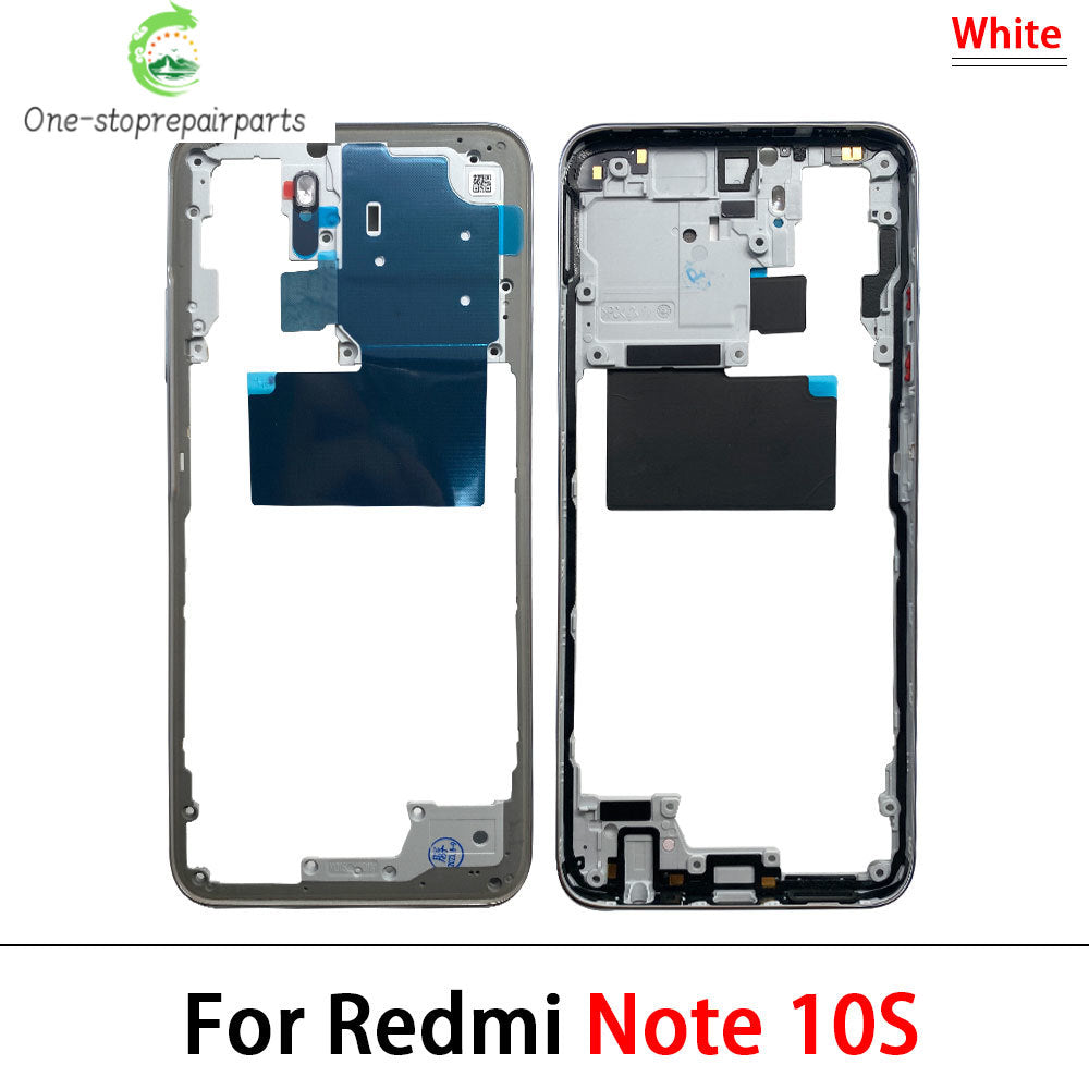 For Xiaomi Redmi Note 10 / Note 10s / Note 10 Pro Middle Frame Holder Housing Replacement Repair Parts Xiaomi  Xiao mi phone repair parts