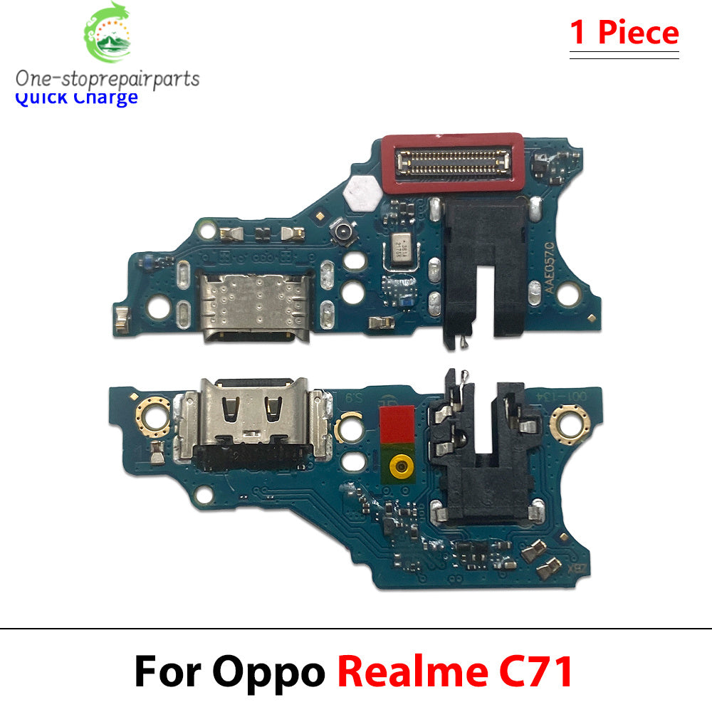 USB Charger Charging Dock Port Connector Flex Cable For OPPO Realme C31 C25 C35 C55 C65 C51 C61 C71 C53 C63 C73 C67 C21 4G 5G Realme phone repair parts