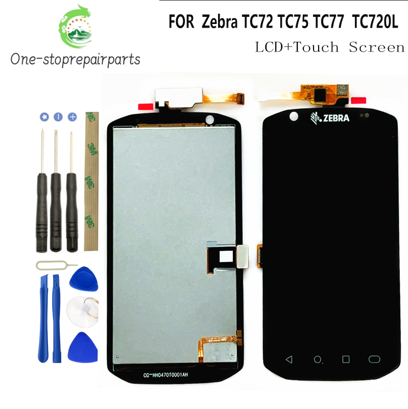 Original LCD Display For Zebra TC70 TC70X TC75X TC72 TC75 TC75EK TC77 TC77X TC77HL TC700H TC720L Touch Screen Digitizer Assembly Other Brand Phone repair parts