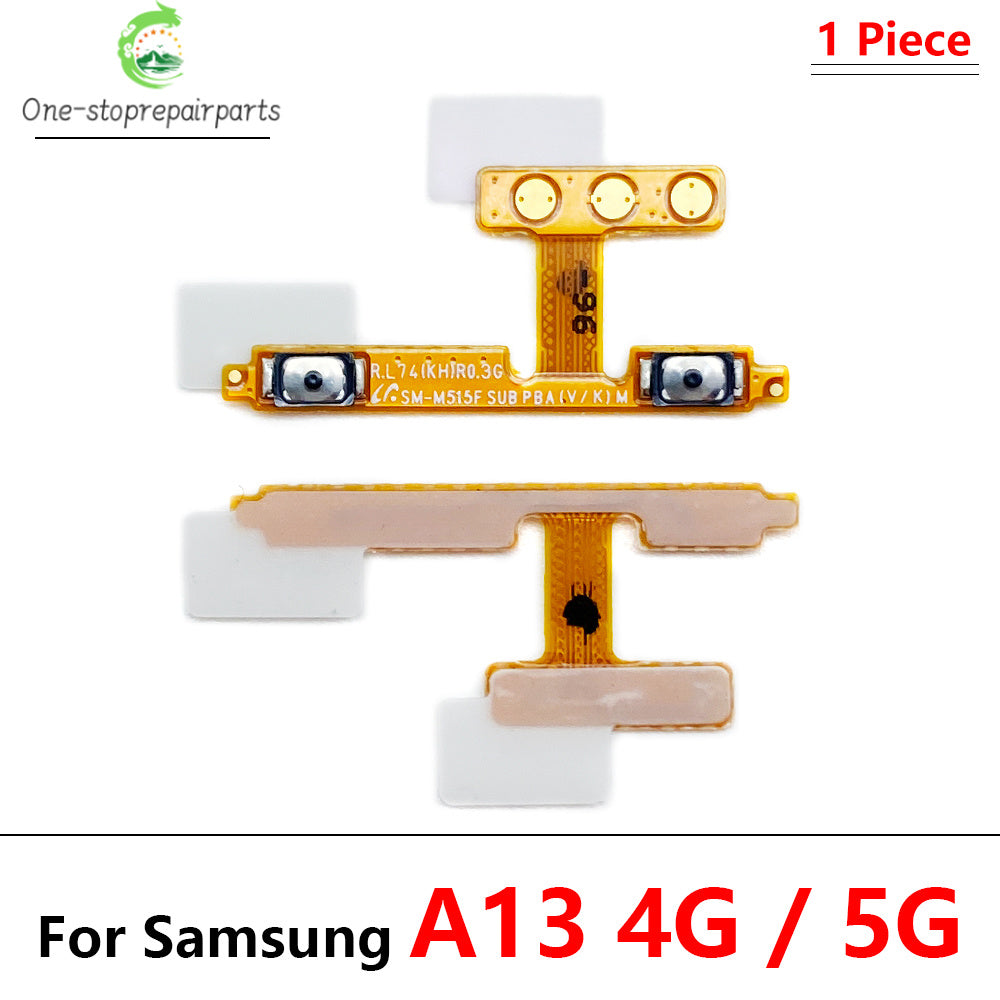 Power On Off Volume Side Button Key Flex Cable For Samsung A02 A02S A04 A04s A32 A52 A72 A03s A03 Core A13 A22 A33 A53 A73 4G 5G Samsung phone repair parts