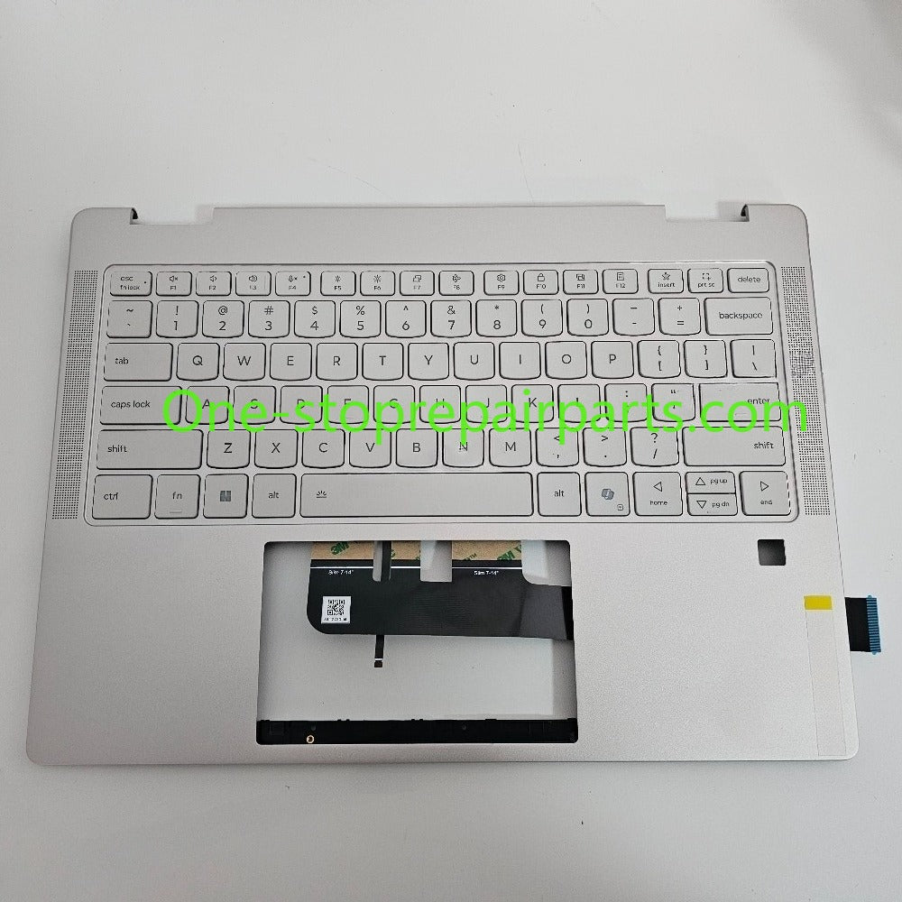 Top case Palmrest keyboard for Lenovo YOGA 7 2-in-1 14ILL10 14AKP10 2025 NB7266 5CB1R83531 Upper Case US Seashell FingerPrint