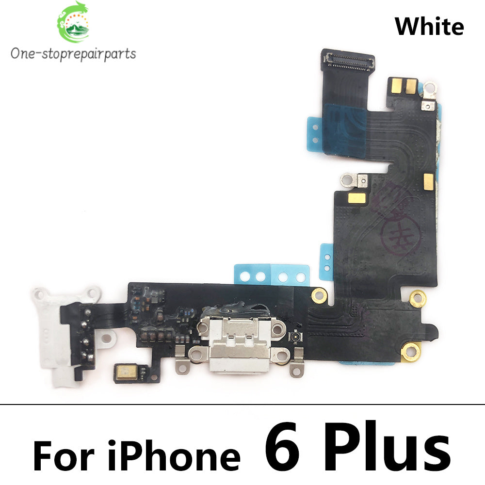 10Pcs/Lot, USB Charging Port Mic Microphone Dock Connector Board Flex Cable For iPhone 6 6G 6S 7 7G 8 8G Plus Repair Parts iPhone phone repair parts