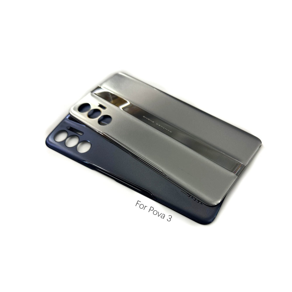 Battery back housing cover for Tecno Pova 5 5G Pova3 Pova4 LG7n 5Pro back case Phone case back cover