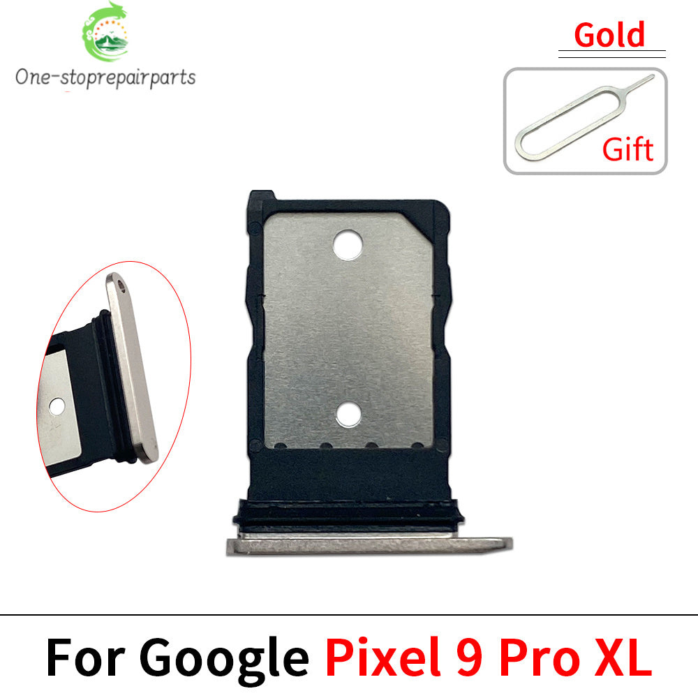 10Pcs, New For Google Pixel 9 / Pixel 9 Pro / Pixel 9 Pro XL SIM Card Slot SD Card Tray Holder Adapter Google Pixel phone repair parts