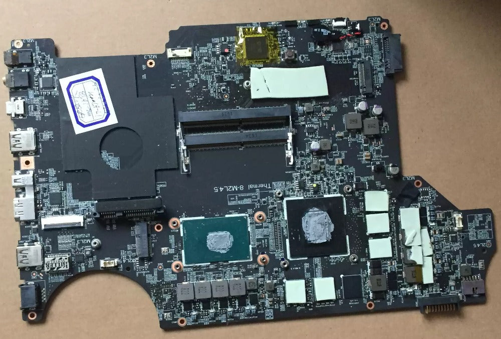 Original MS-16JB1 VER 1.0 FOR MSI GE62VR GP62VR GE72VR GP72VR LAPTOP MAINBOARD WITH GTX1060M AND CPU Fully Tested MSI laptop repair parts