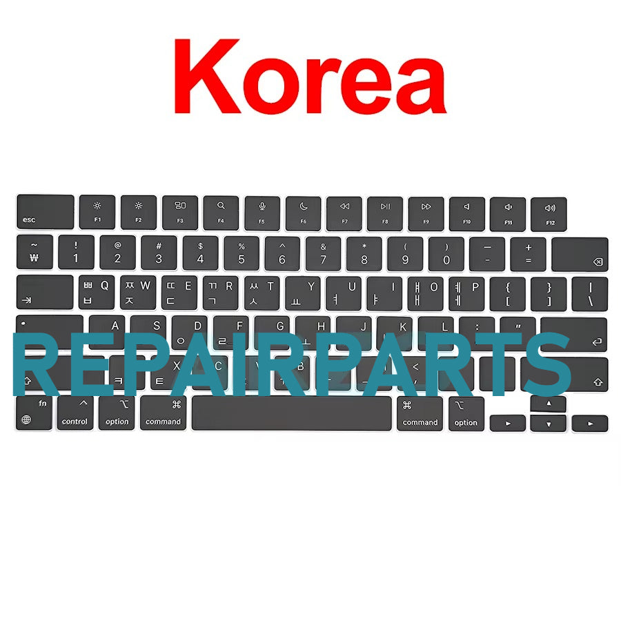 A2442 A2485 A2779 A2780 A2918 A2991 A2992 A3112 A3401 A3185 A3403 A3186 Keycaps Keys Key Cap For Macbook Pro 14" 16" 2021-2023 Macbook repair parts