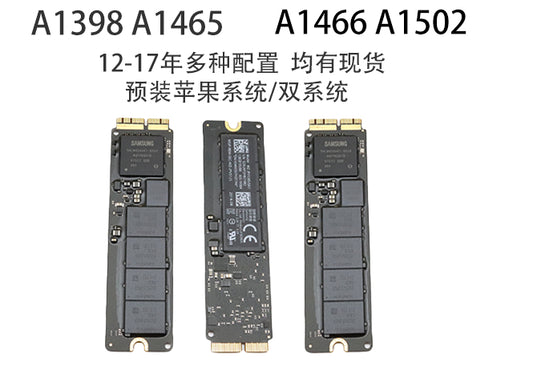 (Shipping fee not include)For apple Macbook original A1465 A1466 A1398 A1502 A1708 A1425 128GB 256GB 512GB 1TB  SSD