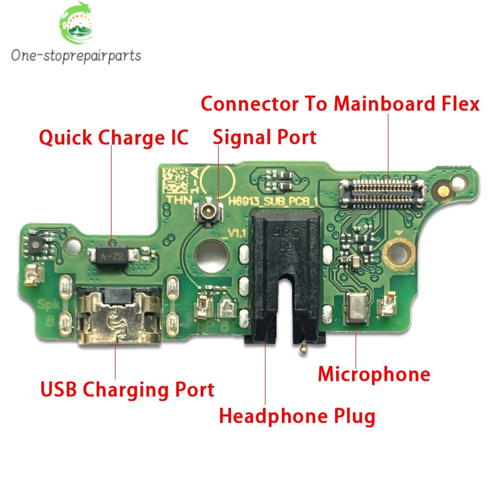 10Pcs, USB Charge Port Dock Connector Charging Board Flex Cable For Tecno Spark 5 6 Air 7 7T 8 8C 8P 8T 10C 9 20 Pro Go 2022 Tecno phone repair parts