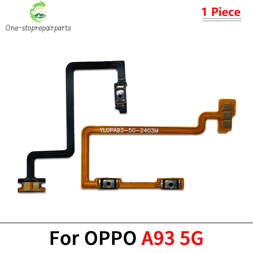 New Power on off Volume Key Button Flex Cable For OPPO A12 A15 A16 A52 A53 A54 A55 A57 A72 A73 A74 A93 A94 A95 A96 4G 5G OPPO phone repair parts