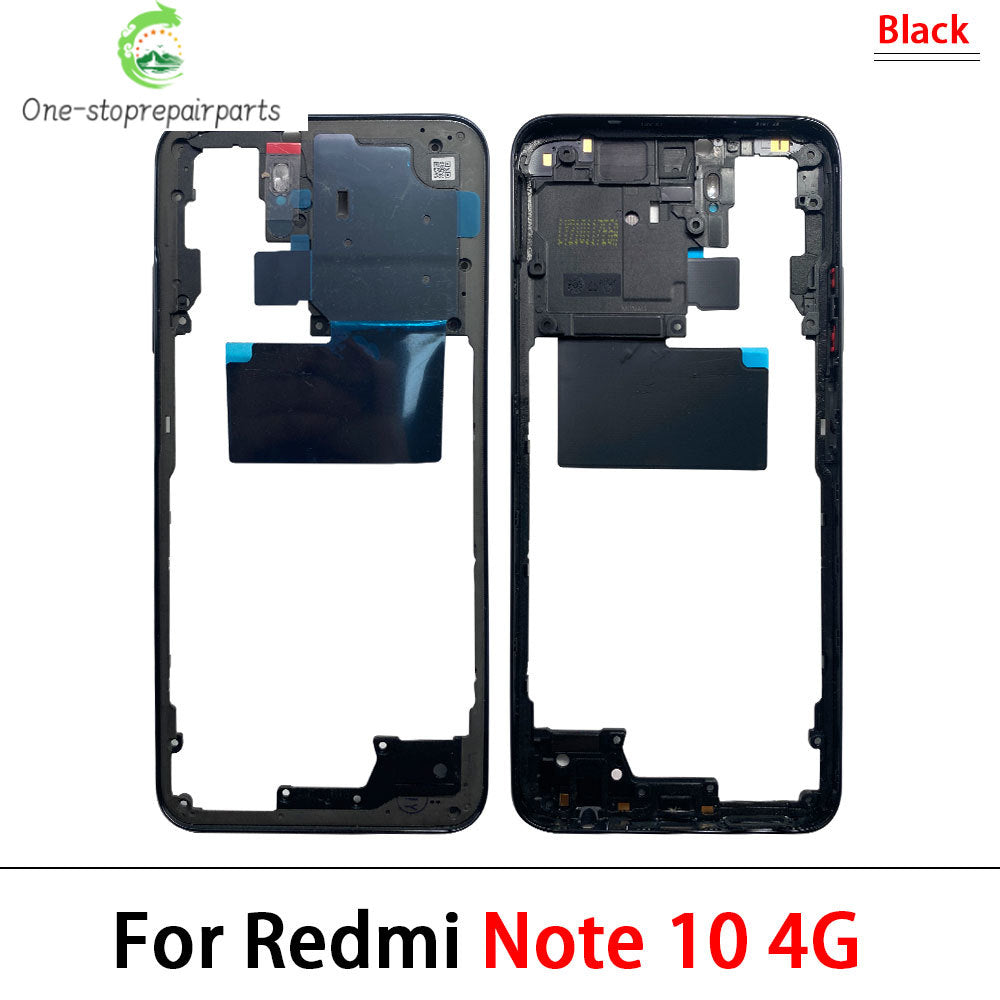 For Xiaomi Redmi Note 10 / Note 10s / Note 10 Pro Middle Frame Holder Housing Replacement Repair Parts Xiaomi  Xiao mi phone repair parts