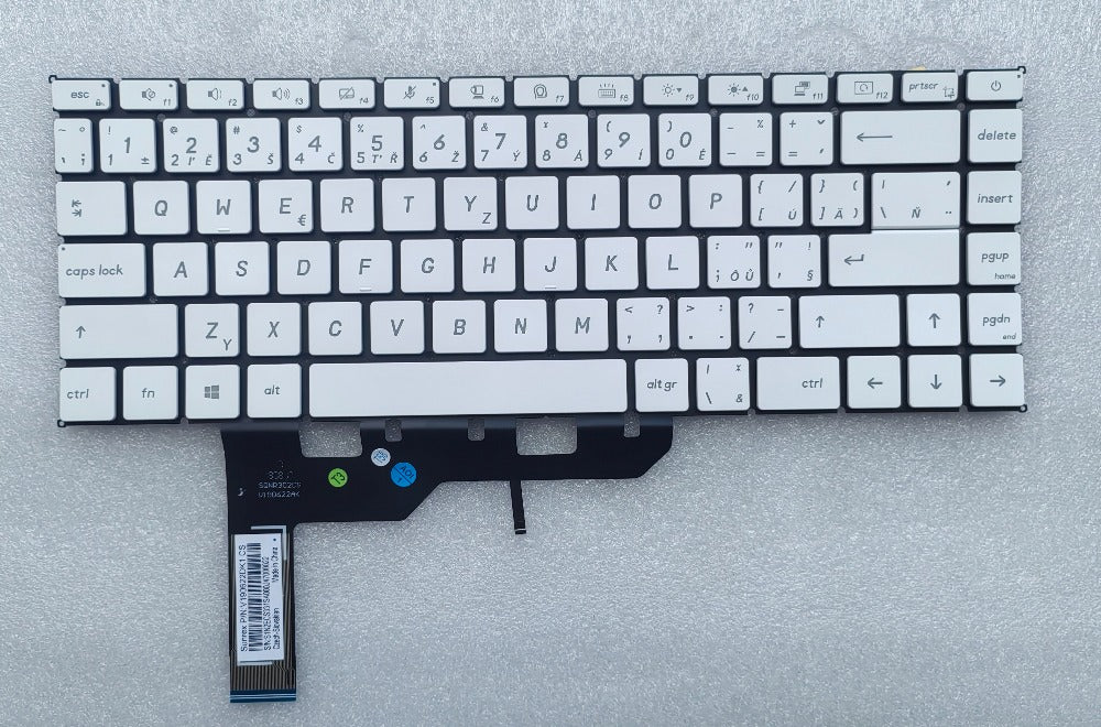 Upper case with keyboard for MSI Prestige 14 MS-14C1 14C2 14C4 P14 palmrest topcase C-cover keyboard MSI laptop repair parts