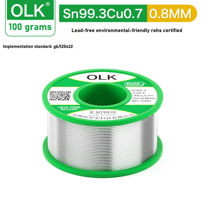 High purity solder wire 63 low temperature with flux rosin core welding household electric soldering iron lead-free solder wire Repair tools