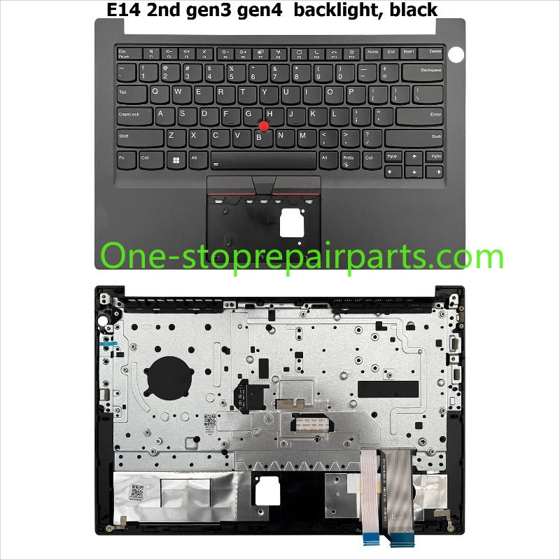Upper case keyboard for Thinkpad E14 R14 2nd E15 S3 gen2 GEN3 GEN4 topcase palmrest C cover 5M11A35060 5M11A35548 5M11A35336