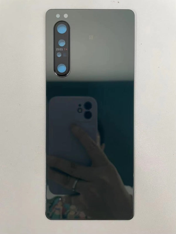 Original New For Sony Xperia 1 II Back Battery Cover Glass Housing Rear Door Case Parts With Camera Lens Replacement Sony phone repair parts