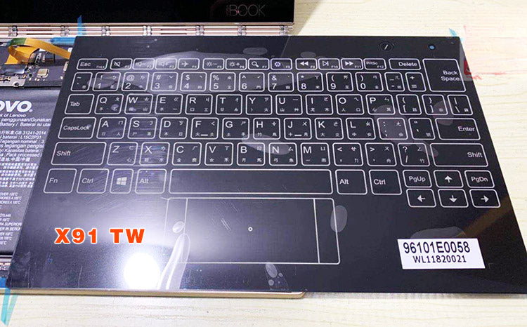 (Shipping fee not include) Lenovo YOGA BOOK X91F YB1-X91L X91X X90 X90F X90L 背光触摸键盘