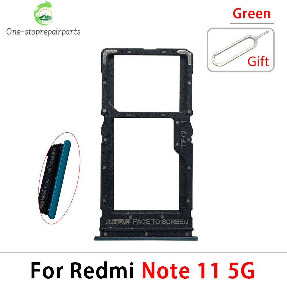 10Pcs, New For Xiaomi Redmi Note 11 11s Pro Plus 4G 5G SIM Card Tray Slot Holder Replacement Parts  Xiaomi  Xiao mi phone repair parts