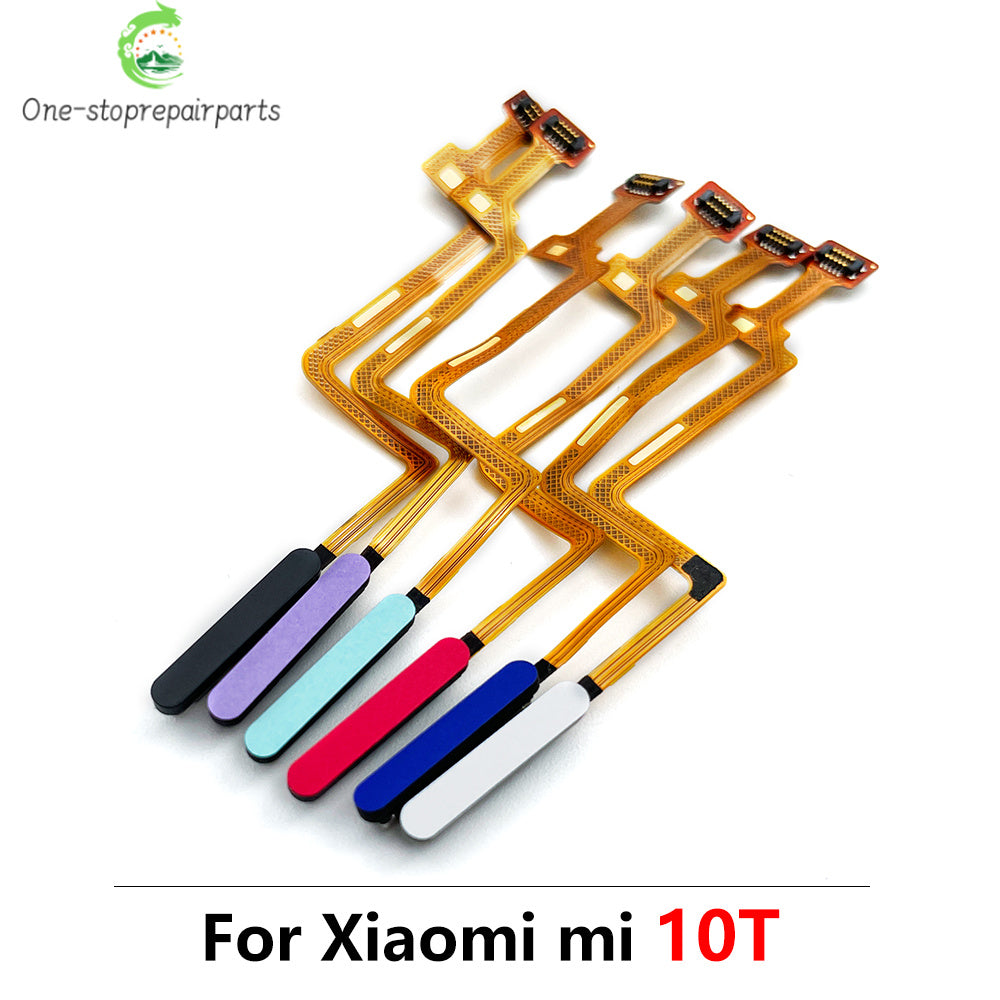 New For Xiaomi Mi 10T Mi10T Pro M2007J3SY Fingerprint Sensor Home Return Key Menu Button Flex Ribbon Cable  Xiaomi  Xiao mi phone repair parts