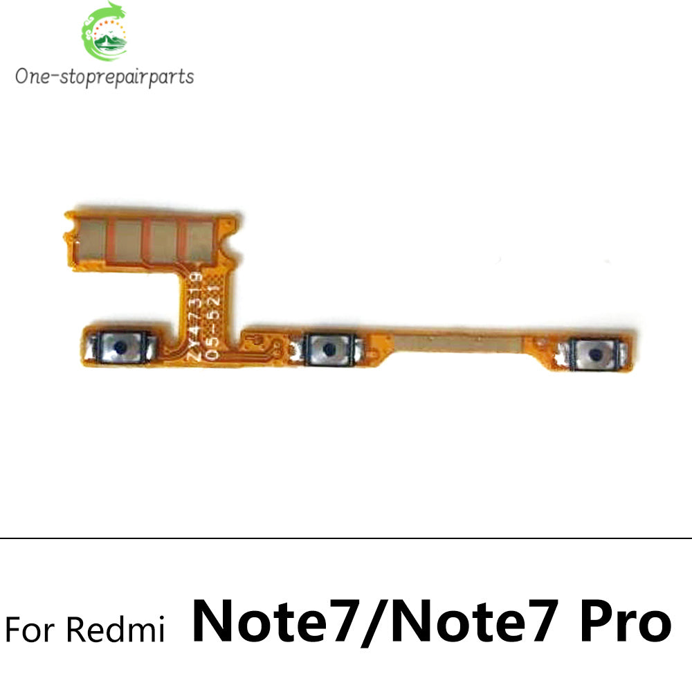 50Pcs, Volume Button Power Switch On Off Button Flex Cable For Xiaomi Redmi 7 7A 8 8A 9 9A Note 7 8 8T 9 10 10s 11 11s Pro 9s  Xiaomi  Xiao mi phone repair parts