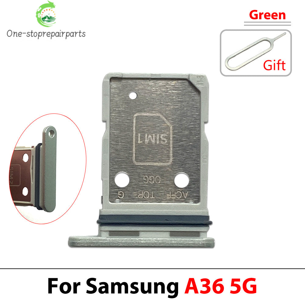 New For Samsung A36 A26 A56 4G 5G Dual SIM Card Tray Slot Holder Adapter Accessories Samsung phone repair parts