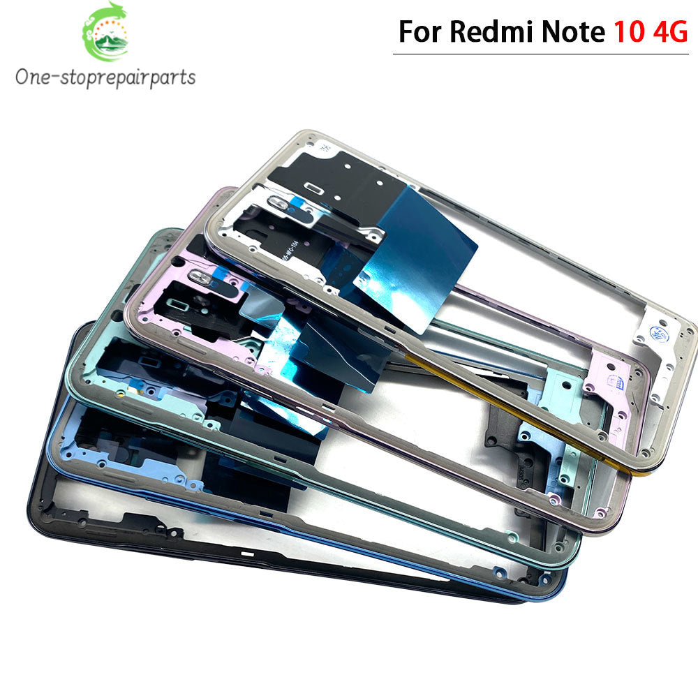 For Xiaomi Redmi Note 10 / Note 10s / Note 10 Pro Middle Frame Holder Housing Replacement Repair Parts Xiaomi  Xiao mi phone repair parts