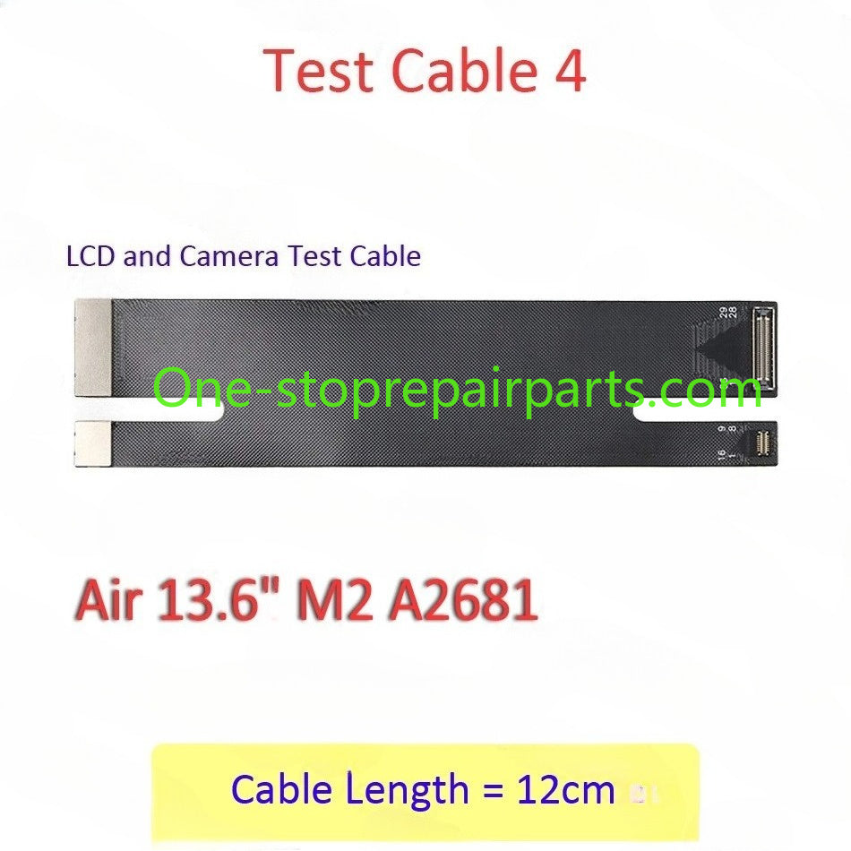 New A1706 A1708 A2338 A2442 A2779 A2485 A2681 A2941 LCD Screen Display Extension Test Repair Flex Cable for MacBook Pro Air Macbook repair parts
