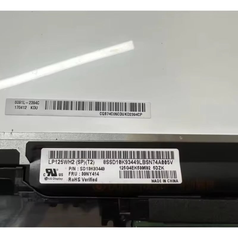 For Lenovo ThinkPad Yoga 260 12.5" Hd Fhd Touch Screen Digitizer Assembly, Ips Lcd Display Panel Replacement Lenovo laptop repair parts