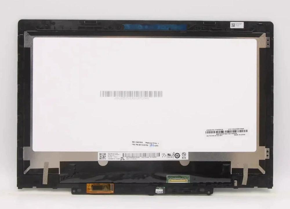 11.6" 1366x768 30Pin HD LCD Touch Screen Assembly with bezel for  Lenovo 300E Chromebook 2nd Gen 2 Type 81MB 81QC 82CE 5D10Y67266 5D10T79505 w/G-sen/EMR Touch Lcd Screen Assembly Display LCD LED Monitor Panel Digitizer Assembly LCD Module Lenovo lapt