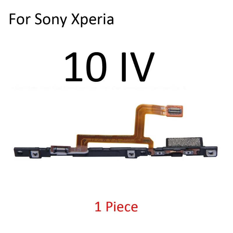 Switch Power ON OFF Key Mute Silent Volume Button Ribbon Flex Cable Parts For Sony Xperia Pro I 10 II III Lite Plus V VI Sony phone repair parts