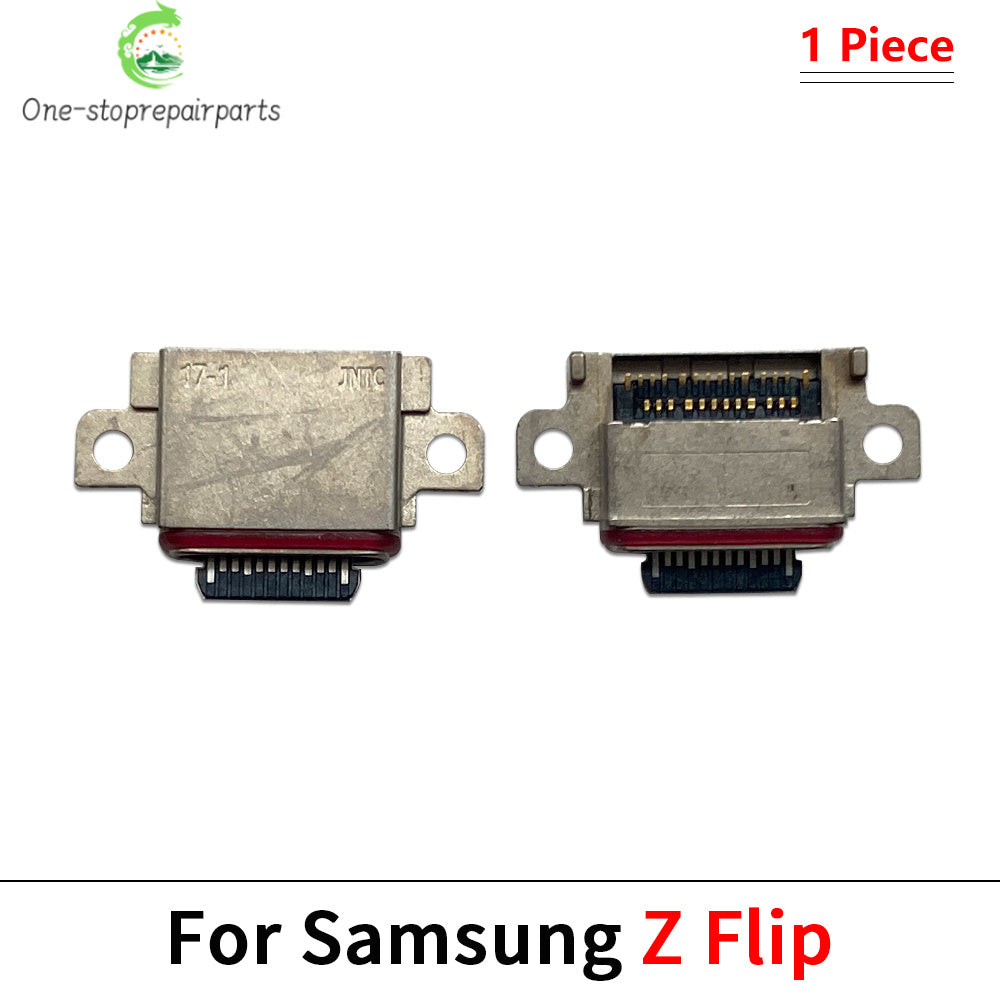 100Pcs, USB Charging Port Connector Charge Jack Socket Plug Dock For Samsung Z Flip 2 3 4 5 / Z Fold 2 3 4 5 Samsung phone repair parts