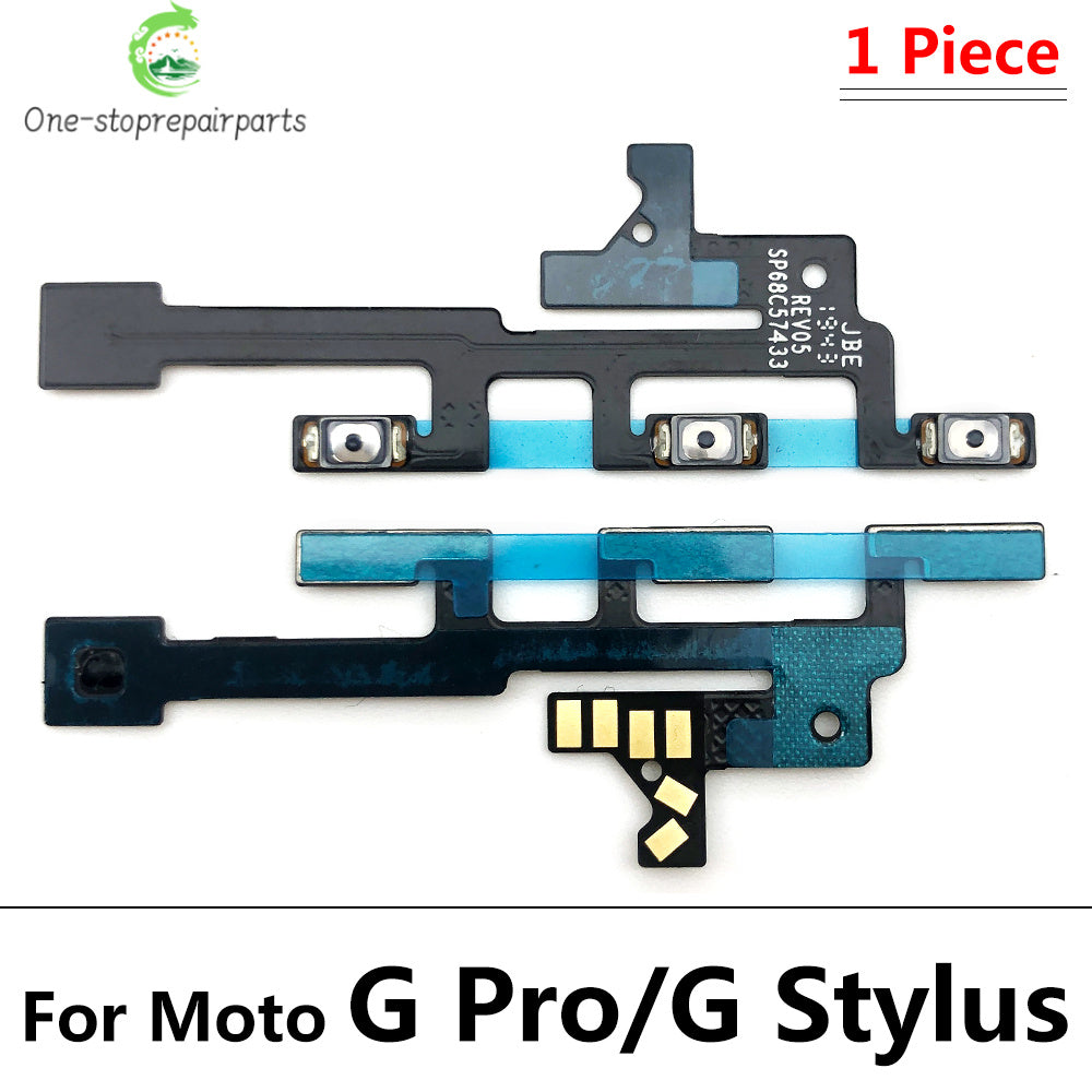 Power On Off Volume Side Button Key Flex Cable For Motorola Moto G 5G Plus Power Stylus Play Pure 2021 2022 Motorola phone repair parts