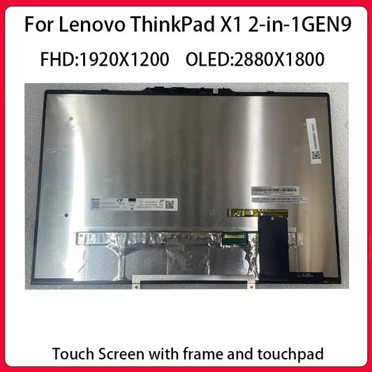 For Lenovo ThinkPad X1 2-in-1 Gen9 9th Touch Screen EDP 30PIN yoga X1 2-in-1 GEN9 9th LCD Assembly 14 Inch Display Replacement Lenovo laptop repair parts
