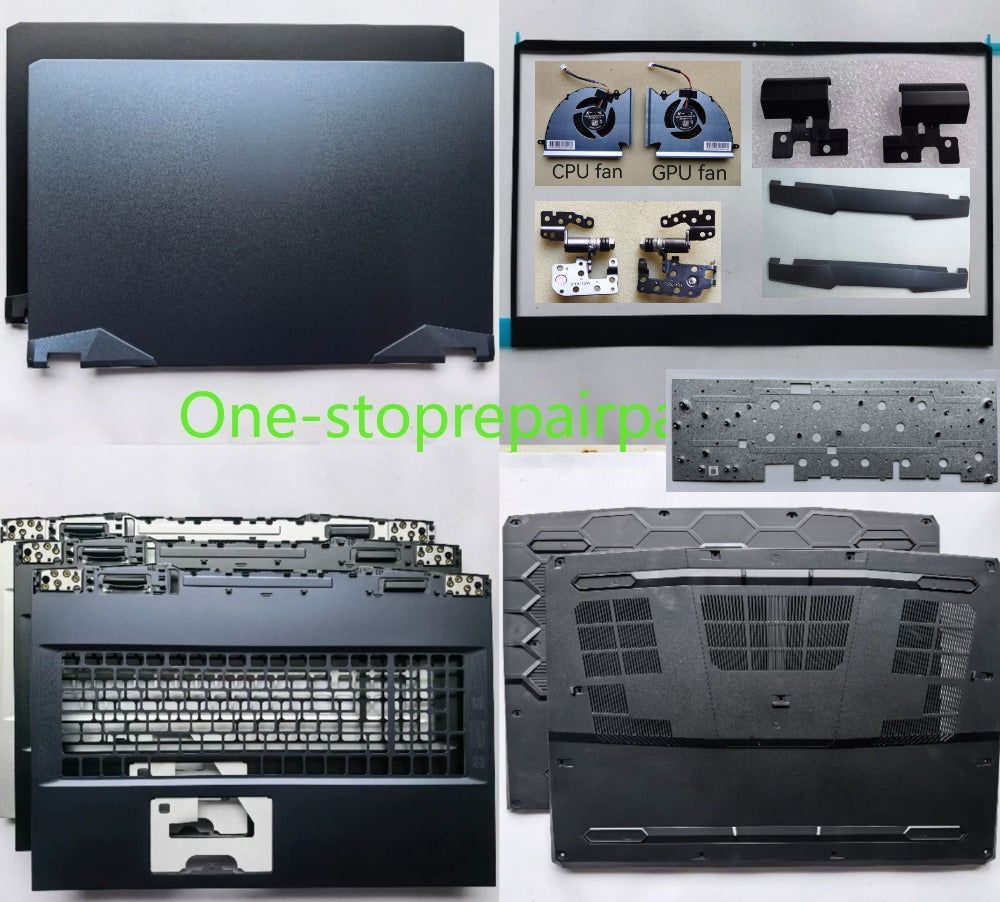 Cover case hinge cpu gpu cooling fan for MSI GE76 GP76 MS-17K1-17K2-17K3-17K4 lcd back housing bezel upper case keyboard topcase palmrest hinge bottom cover ASUS laptop repair parts