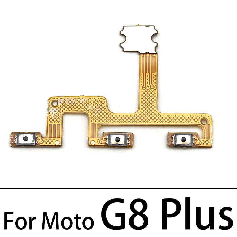 50Pcs, Volume Button Power Switch On Off Button Flex Cable For Motorola Moto G5 G6 G8 G7 G9 Plus Play Power Lite Motorola phone repair parts