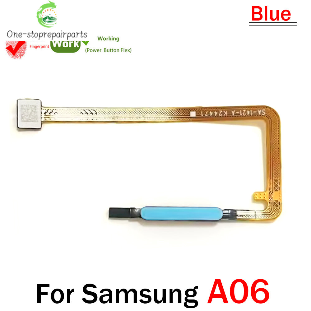 Home Button FingerPrint Touch ID Sensor Flex Cable Ribbon For Samsung A06 A16 A26 A07 A17 4G 5G Replacement Parts Samsung phone repair parts