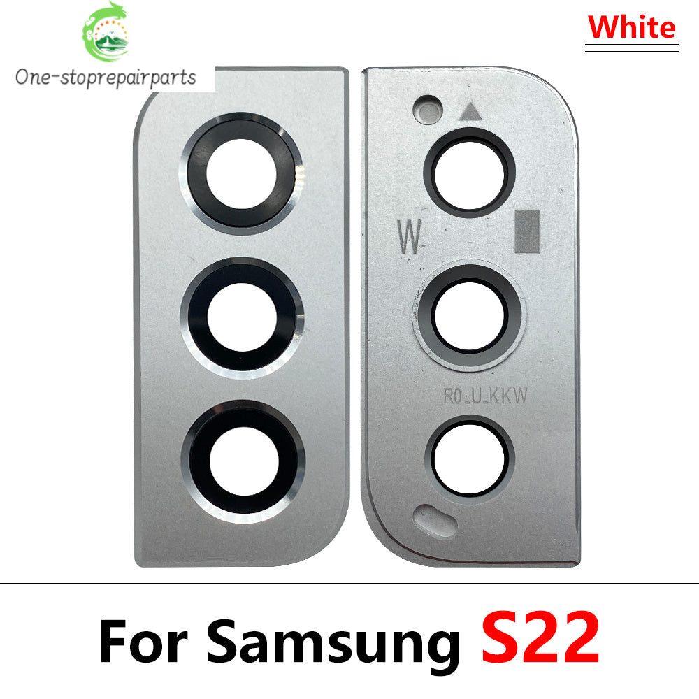 New Housing Back Rear Camera Glass Lens With Cover Frame Holder For Samsung S22 S23 Plus Ultra Samsung phone repair parts