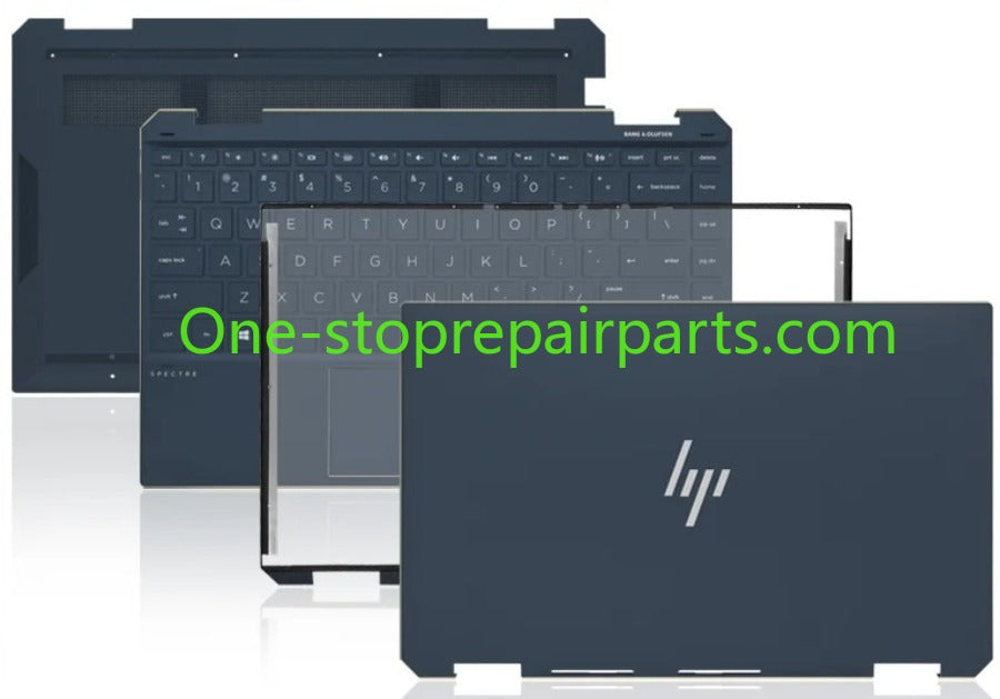 Cover case for HP Spectre X360 13-AW 13T-AW  TPN-Q225 lcd back housing bezel upper topcase palmrtest keyboard touchpad lower bottom hing cover HP laptop repair parts
