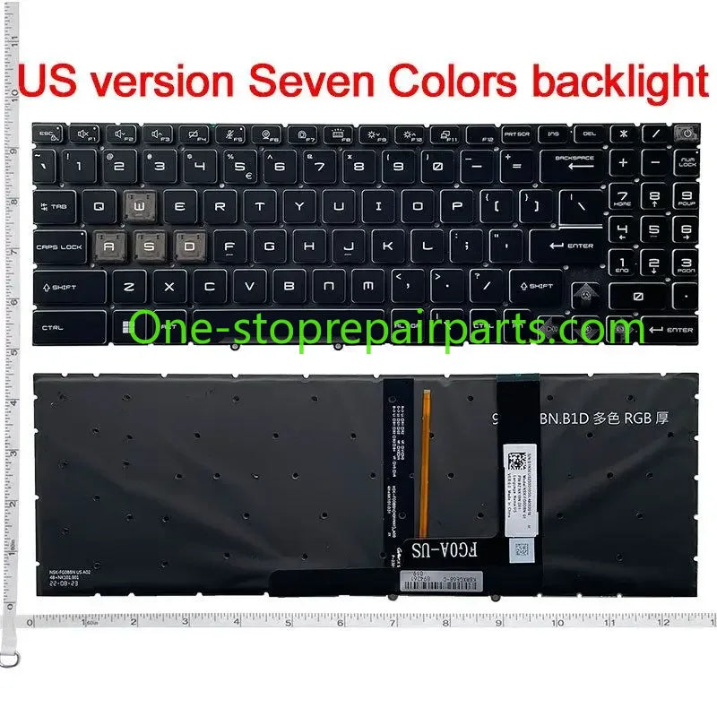 US NEW Laptop Keyboard For MSI VECTOR GP68HX 13V GP68 GE68 GP78 GE78 GE78HX GS77 GT77HX MS-17S1 15H1 15H2 15K1 15HK 1585 1583 MSI laptop repair parts