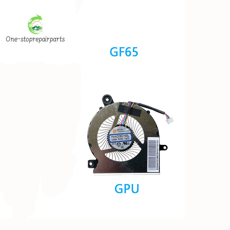 New Original LAPTOP CPU GPU Cooling Fan For MSI GF63 MS-16R1/MS-16R3/MS-16R5 GF65 WF65  MSI laptop repair parts