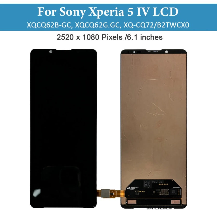 6.1" AMOLED For Sony Xperia 5 IV LCD Display Touch Screen Digitizer Assembly For Sony X5 iv XQCQ62B-GC XQCQ62G.GC LCD Replace Sony phone repair parts