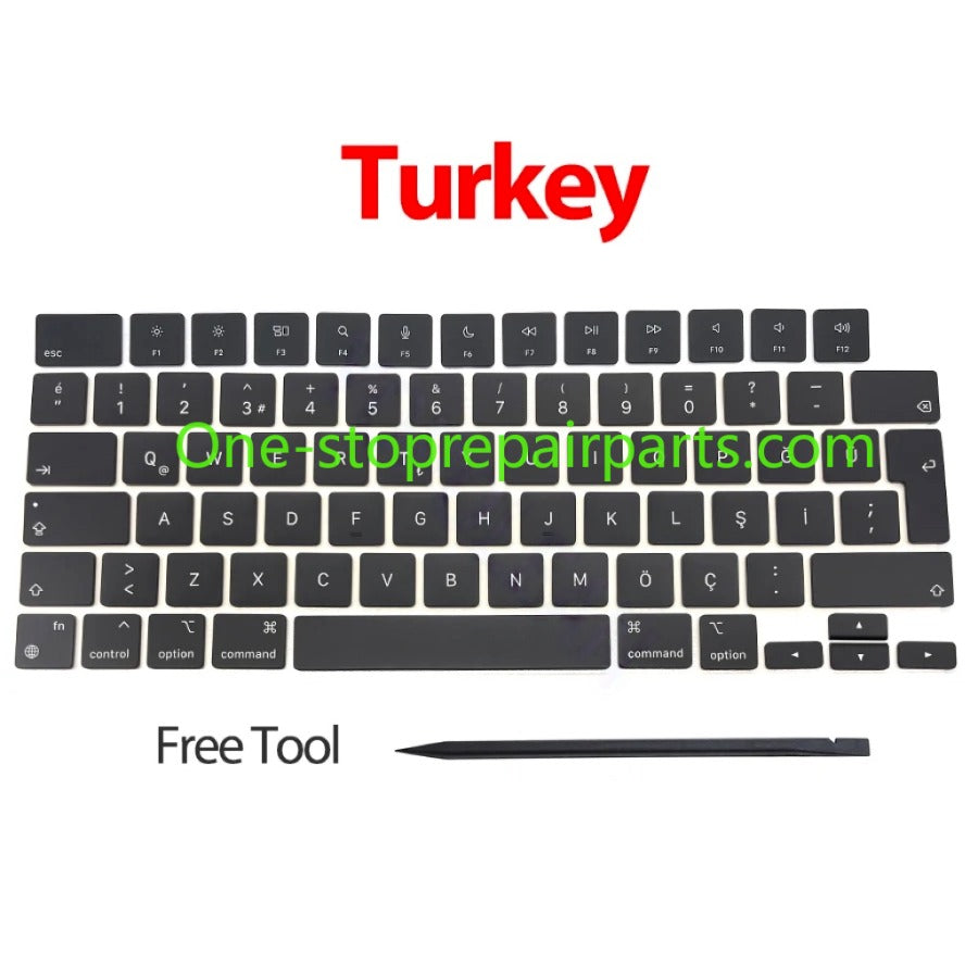 Laptop A2681A3113 A2941 A3114 Keys Keycaps for Macbook Air M2 M3 Retina 13.6" 15.3" Key Cap Keyboard Repair Black Blue Macbook repair parts