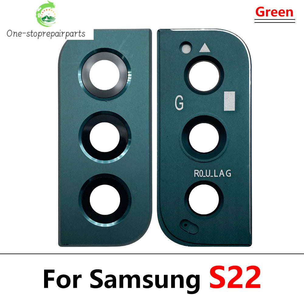 New Housing Back Rear Camera Glass Lens With Cover Frame Holder For Samsung S22 S23 Plus Ultra Samsung phone repair parts