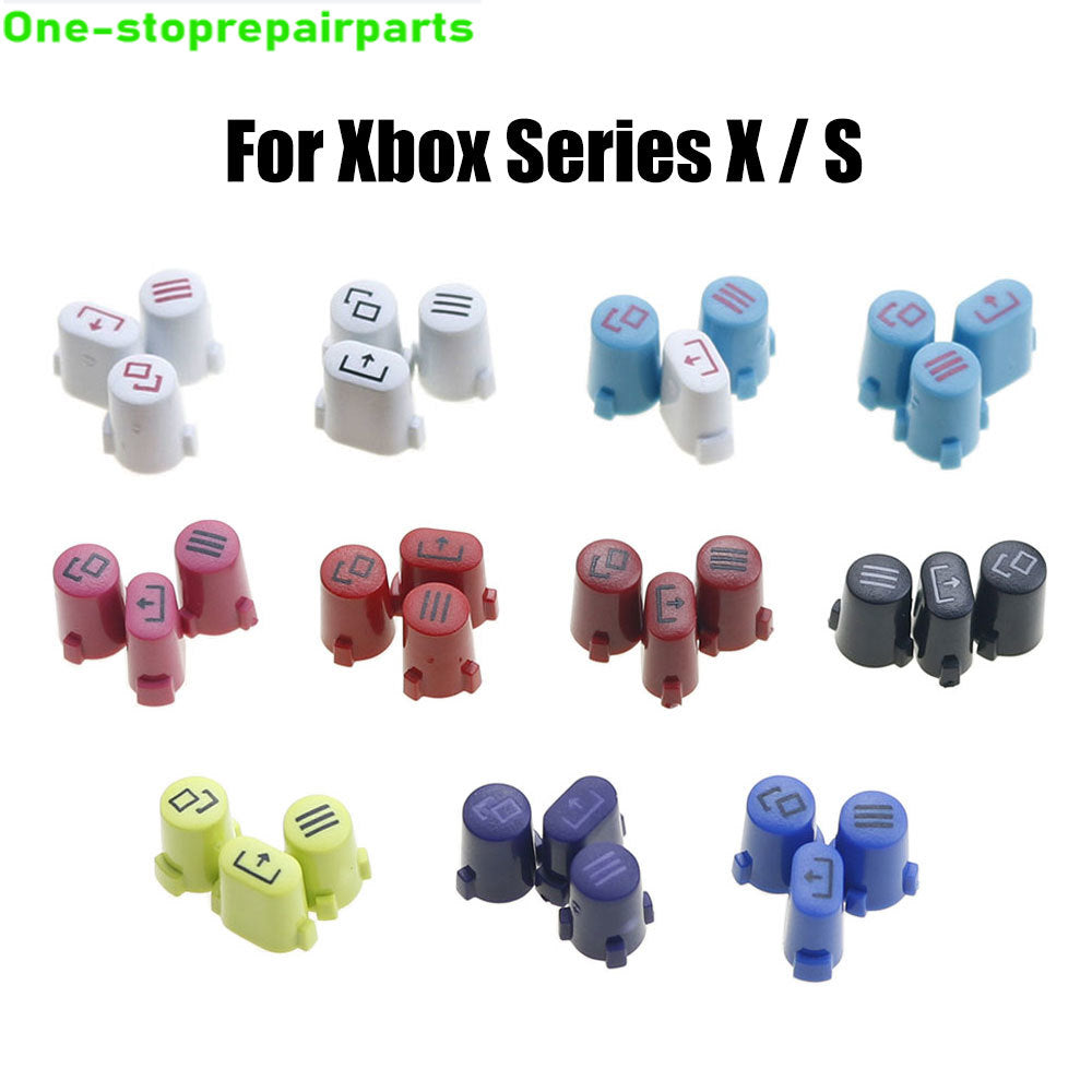 Replacement Game Handle Sharing Selection Menu Home Start Return Back Logo Key Button For Xbox Series S X Controller Game console repair parts