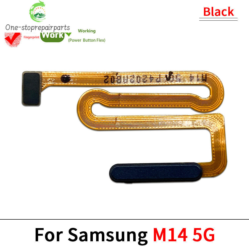 Home Button FingerPrint Touch ID Sensor Flex Cable For Samsung M22 M52 M62 M23 M14 M51 M31s 4G 5G Replacement Parts Samsung phone repair parts