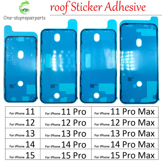 New LCD Screen Frame Seal Tape Waterproof Adhesive Sticker For iPhone 11 12 13 14 15 Pro Max Plus Phone Parts iPhone phone repair parts