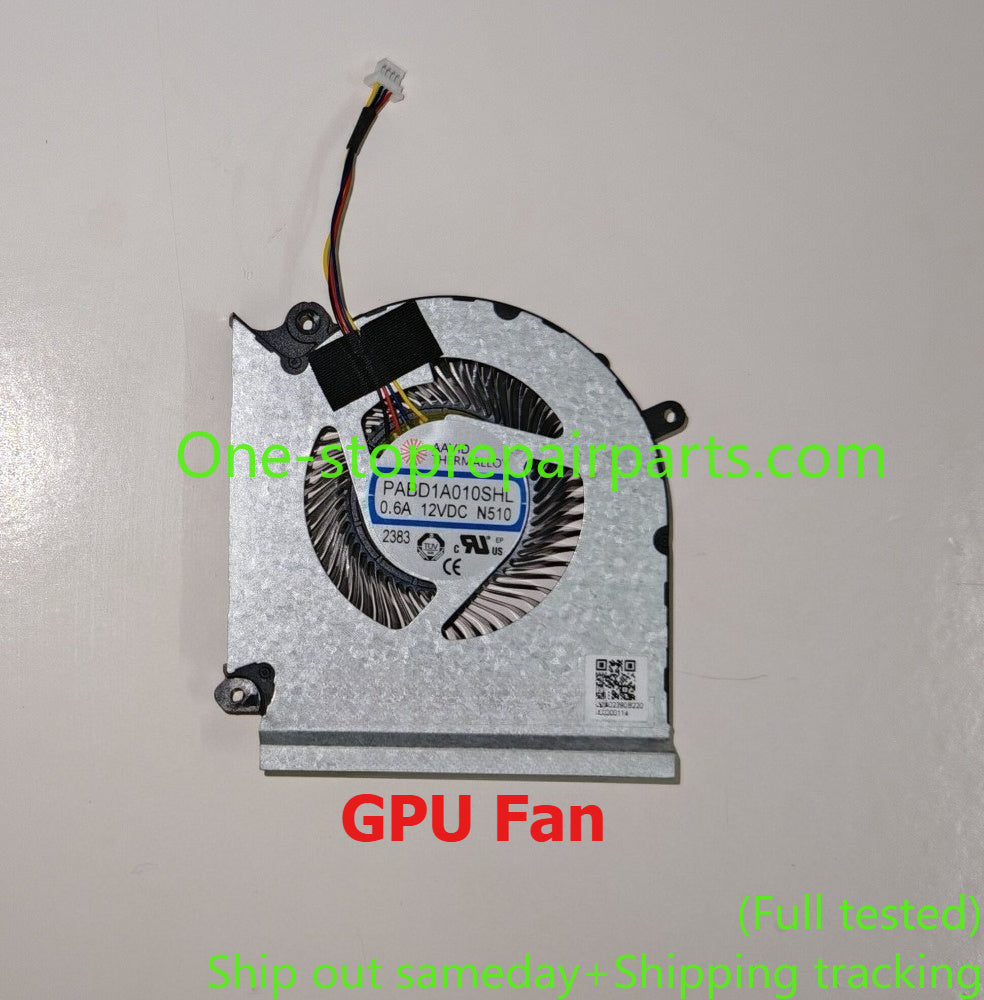 Cooler cooling fan For MSI 15M1 15M2 GE68 GP68H PABD1A010SHR N509 N510 Laptop CPU GPU fan