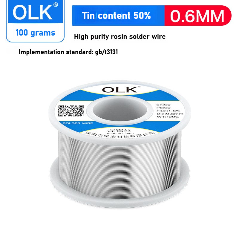 High purity solder wire 63 low temperature with flux rosin core welding household electric soldering iron lead-free solder wire Repair tools