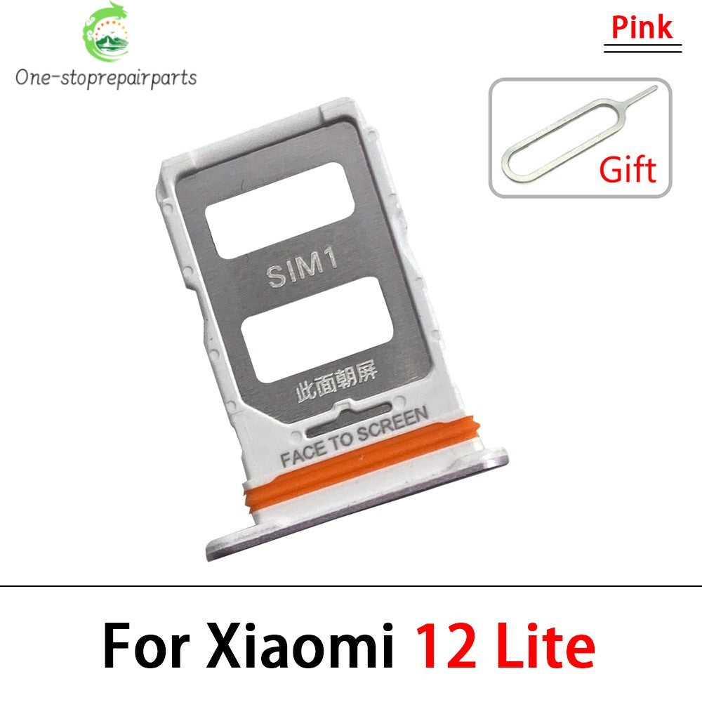 New For Xiaomi Mi 12 12T Pro 12 Lite 12s SIM Card Slot SD Card Tray Holder Adapter Replacement Parts  Xiaomi  Xiao mi phone repair parts