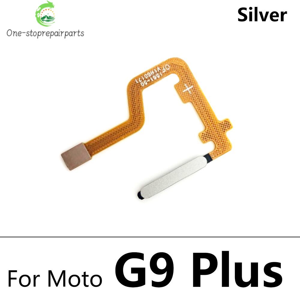 10Pcs/Lot, New For Motorola Moto G9 Plus Power Home Button FingerPrint Touch ID Sensor Flex Cable Ribbon Replacement Parts Motorola phone repair parts