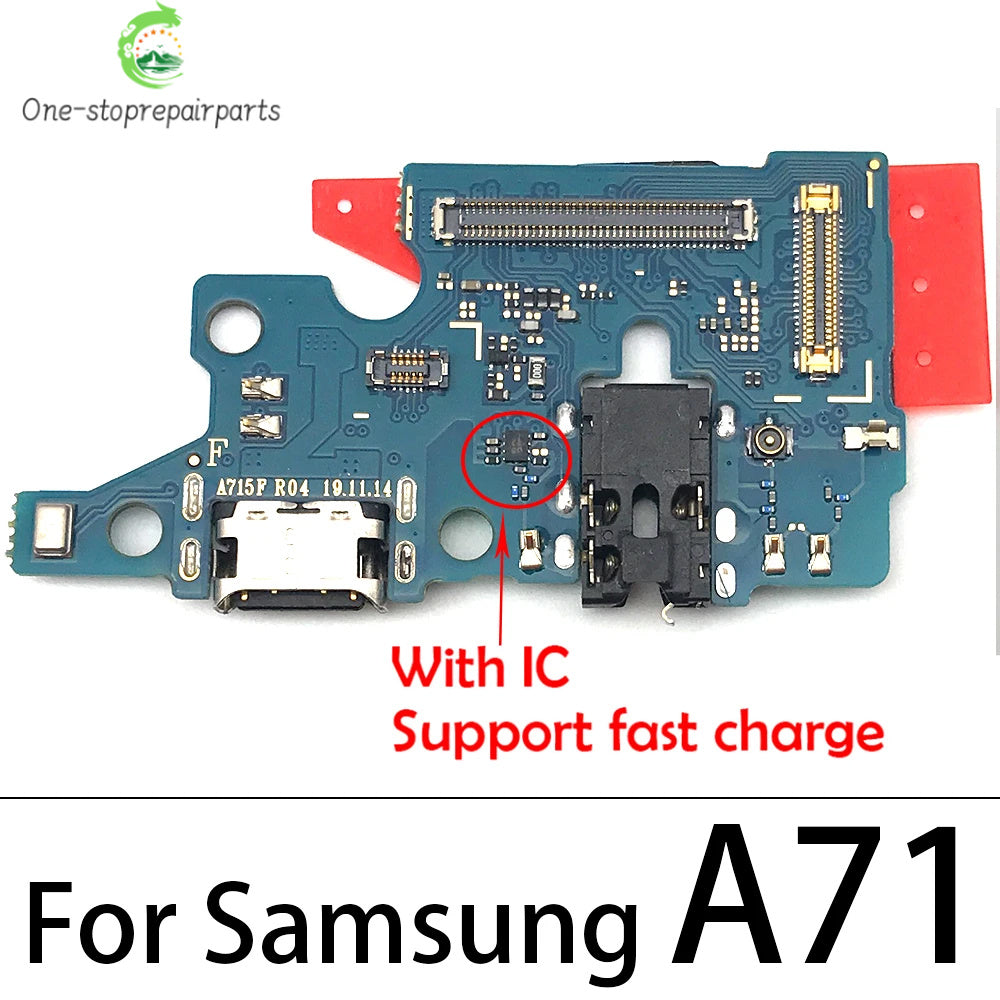 New For Samsung A10 A20 A30 A50 A70 A01 A11 A31 A51 A71 A21s A03 A03s USB Charger Port Dock Connector Charging Board Flex Cable Samsung phone repair parts