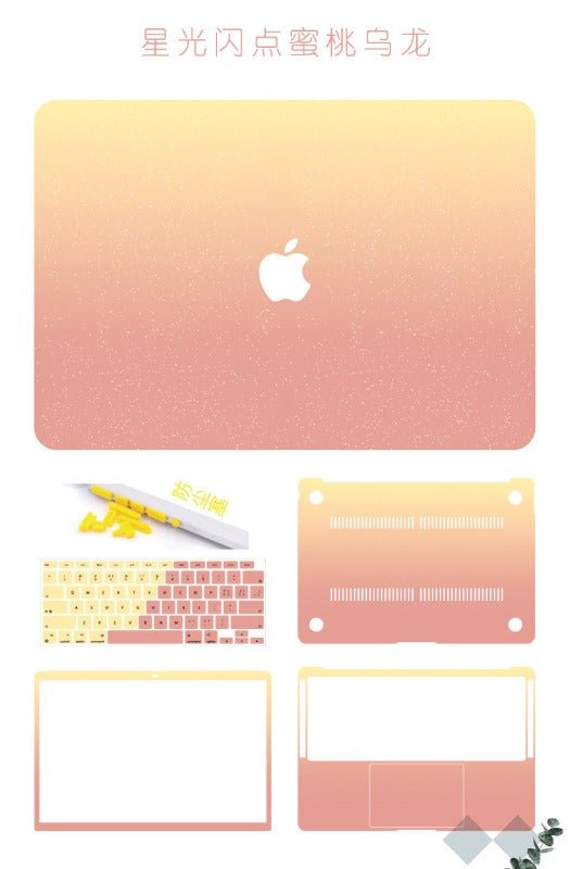 Frosted gradual change color protective case for MacBook Air Pro 11 "12" 13 "14" 15 "16" Neo A3404 A3426 A3427 A3428 A3429 A3449 A3448 A3434 A3403 A3186 A3402 A3401 A3112 A3185 A3114 A3241 A3113 A3240 Laptop accessories